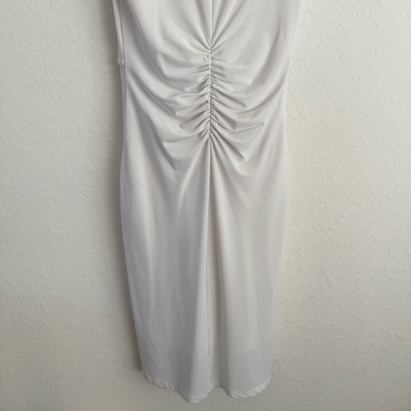 BCBGMAXAZRIA IRENE COLLARED SLEEVELESS DRESS - Picture 12 of 12